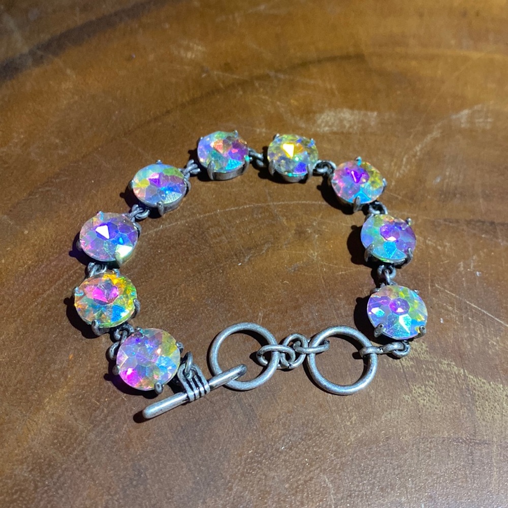 Holographic Gemstone Bracelet
